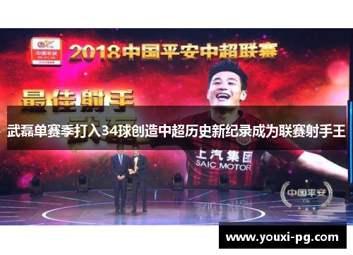 武磊单赛季打入34球创造中超历史新纪录成为联赛射手王